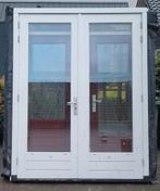 Hardhouten openslaande tuindeuren inclusief kozijn!, Ophalen, Gebruikt, Deurkozijn, 150 tot 225 cm