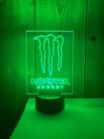 3D led lamp monster Energy, Verzamelen, Merken en Reclamevoorwerpen, Ophalen of Verzenden, Nieuw, Lichtbak of (neon) lamp