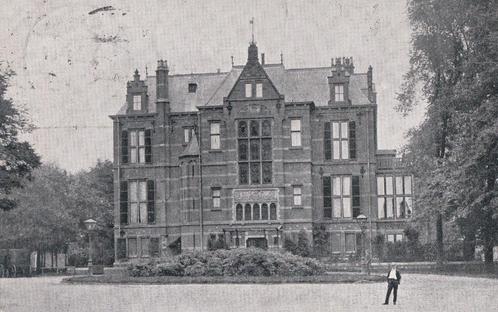 zwolle gerechtshof gebouw 1908  tekst/zegel, Verzamelen, Ansichtkaarten | Nederland, Overijssel, Voor 1920, Ophalen of Verzenden
