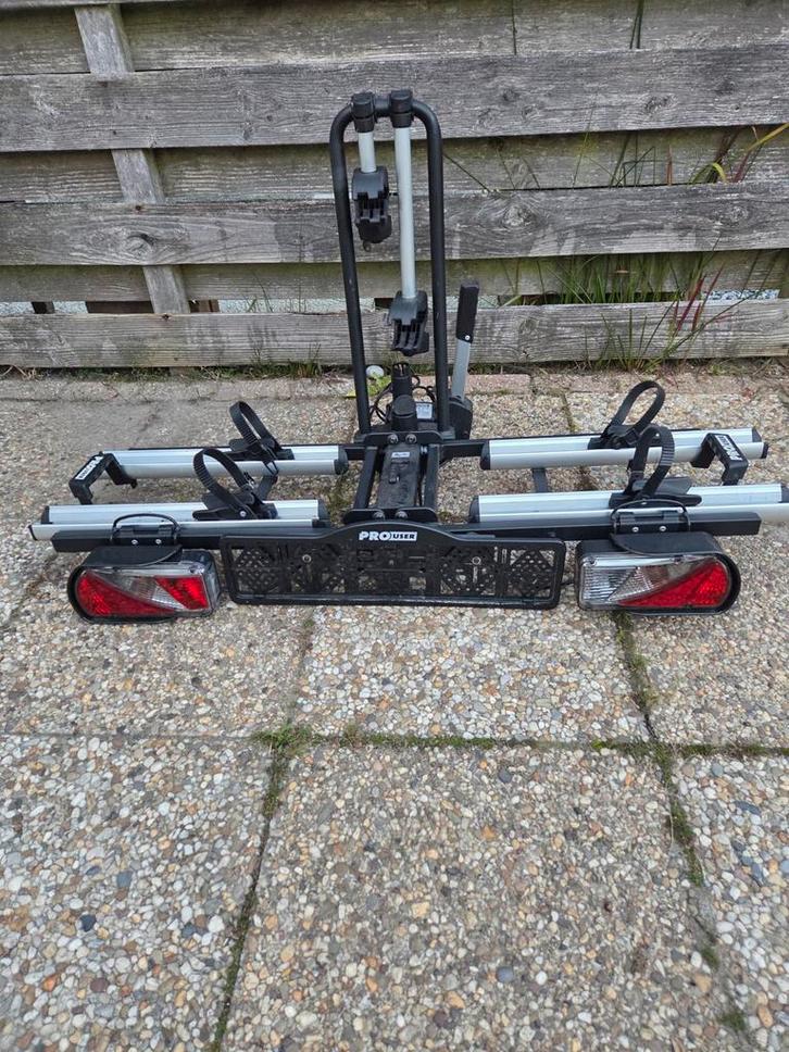 Pro User Diamant Fietsendrager Opvouwbaar+Kantelbaar 60 KG, Auto diversen, Fietsendragers, Zo goed als nieuw, Trekhaakdrager, Brede banden