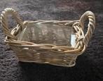 Rieten mand, 25x18cm, nieuw, Mand, Nieuw, Ophalen of Verzenden, Riet