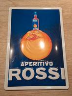 Authentiek reclamebord Aperitivo Rossi (in reliëf), Verzamelen, Merken en Reclamevoorwerpen, Ophalen of Verzenden, Nieuw, Reclamebord