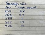 8 gordijnrails, Huis en Inrichting, Ophalen, Gebruikt