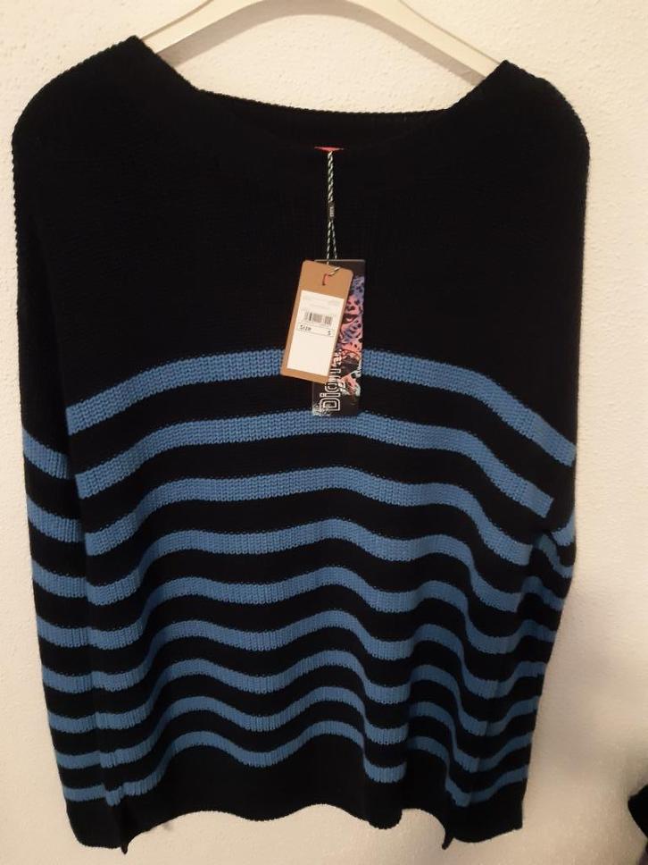 Cecil ruimvallende gestreepte trui blauw maat S (nieuw), Kleding | Dames, Truien en Vesten, Nieuw, Maat 36 (S), Blauw, Ophalen of Verzenden