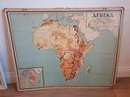 Oude schoolplaat / Landkaart van Afrika., Aardrijkskunde, Ophalen