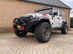 Jeep Wrangler Sahara Grijs Extreem, Auto's, 450 kg, Zwart, 2000 kg, Lederen bekleding