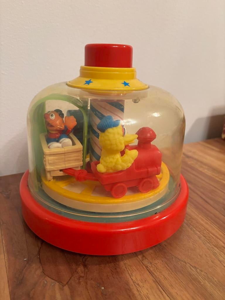 Vintage Draaimolen Sesamstraat, Verzamelen, Ophalen, Gebruikt