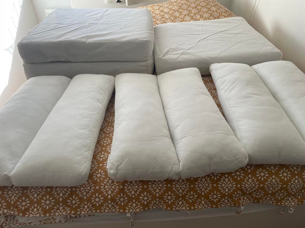 Lounge kussens te koop zonder hoezen van ikea, Ophalen of Verzenden, Zo goed als nieuw