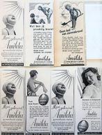 125+ vintage reclames apotheek drogist producten 1935-38, Ophalen of Verzenden, Gebruikt