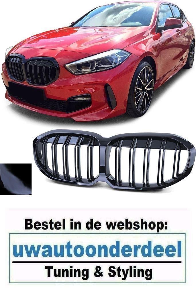 Grill Nieren Dubbele Spijl Zwart Voor Bmw 1 Serie F40 F41, Verzenden