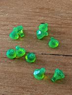 Lego diamanten transparant neon groen 10x, Ophalen of Verzenden