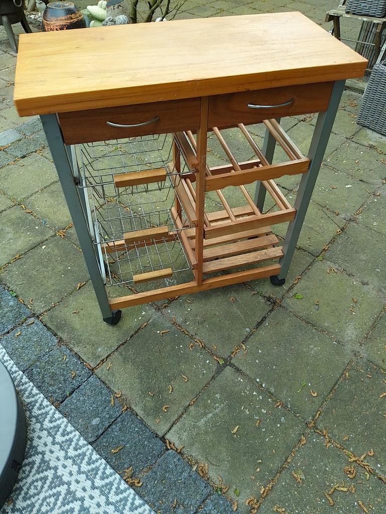 Keuken trolley, Ophalen