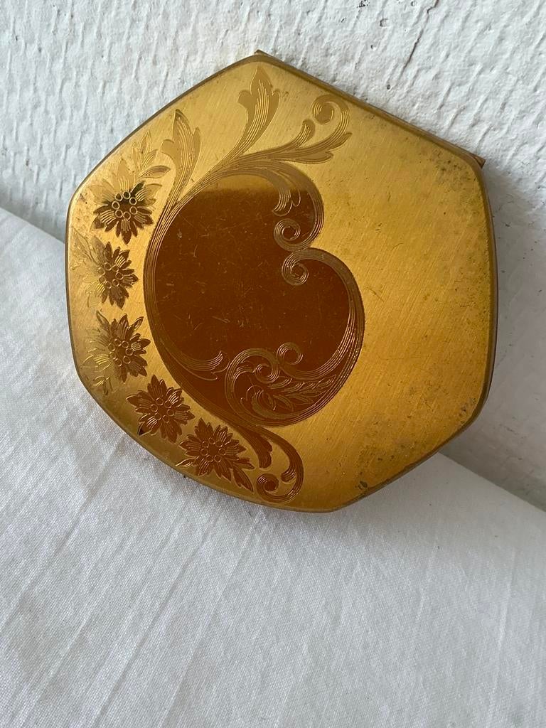 Vintage Poederdoos, Ophalen of Verzenden