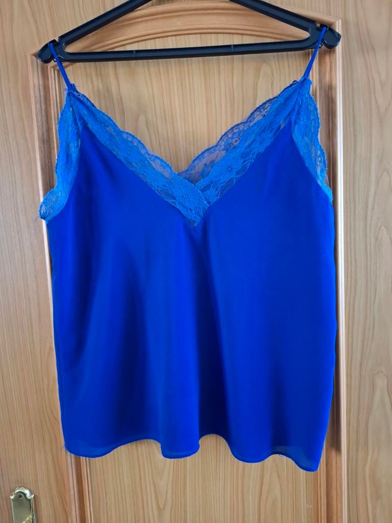 Kilky gevoerd topje, Maat 38/40 (M), Blauw, Ophalen of Verzenden, Kilky