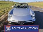 Alfa Romeo Spider 2.0 | 1987 | Route 66 Auctions, Auto's, Oldtimers, Overige carrosserieën, Zwart, Bedrijf, Handgeschakeld