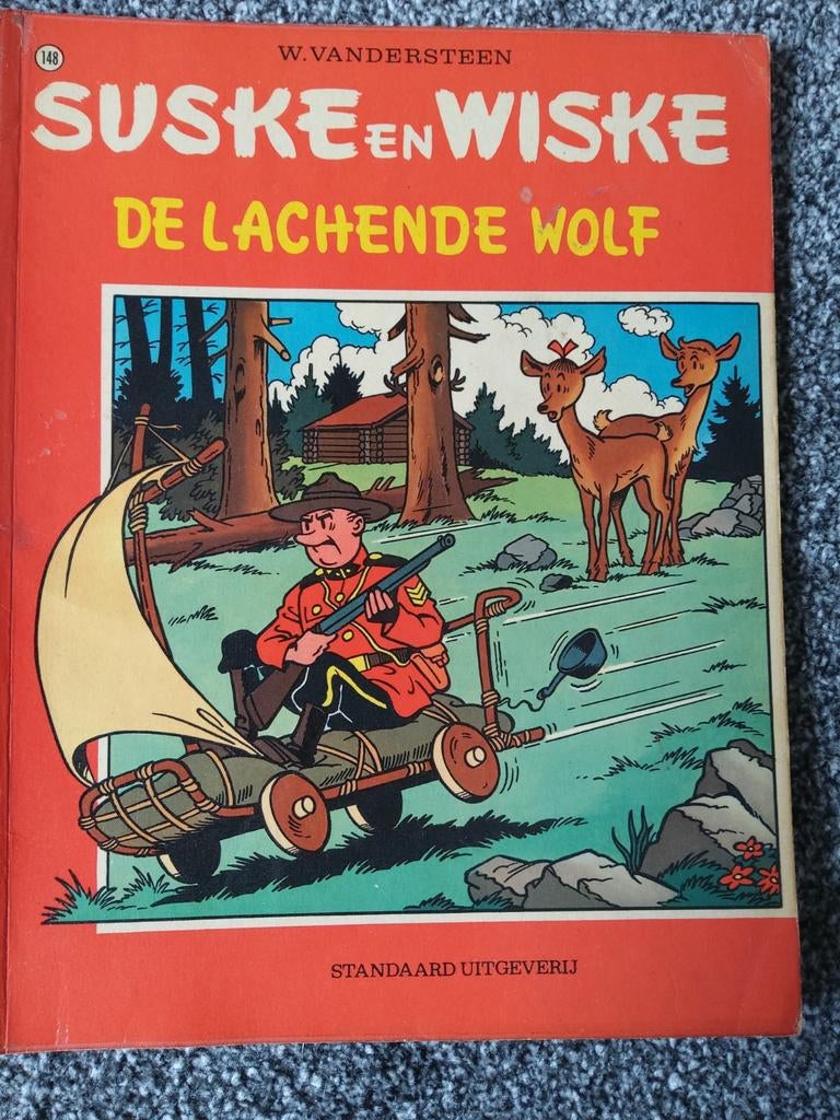 Suske en Wiske:  De lachende  wolf 1974, Boeken, Eén stripboek, Ophalen of Verzenden, Gelezen