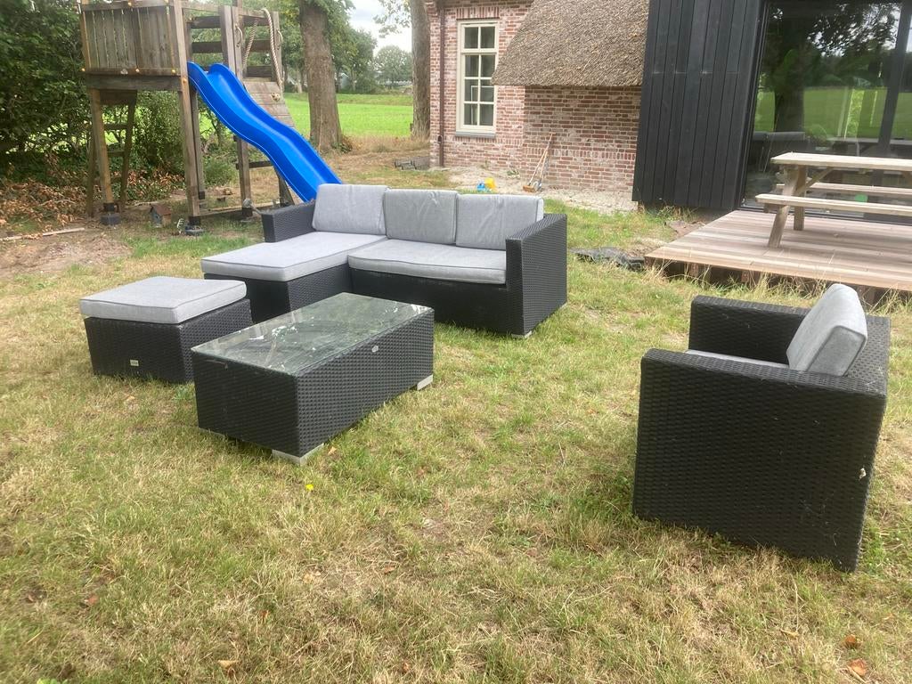 Loungeset - Wicker, Gebruikt, Loungeset, Wicker, Ophalen