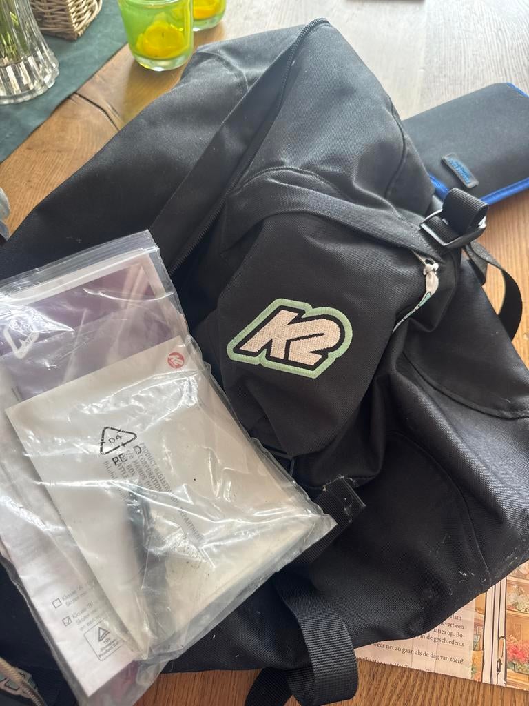 K2 Velocity 4.0-M skeelers met tas, Ophalen, K2, Gebruikt, Inline skates 4 wielen