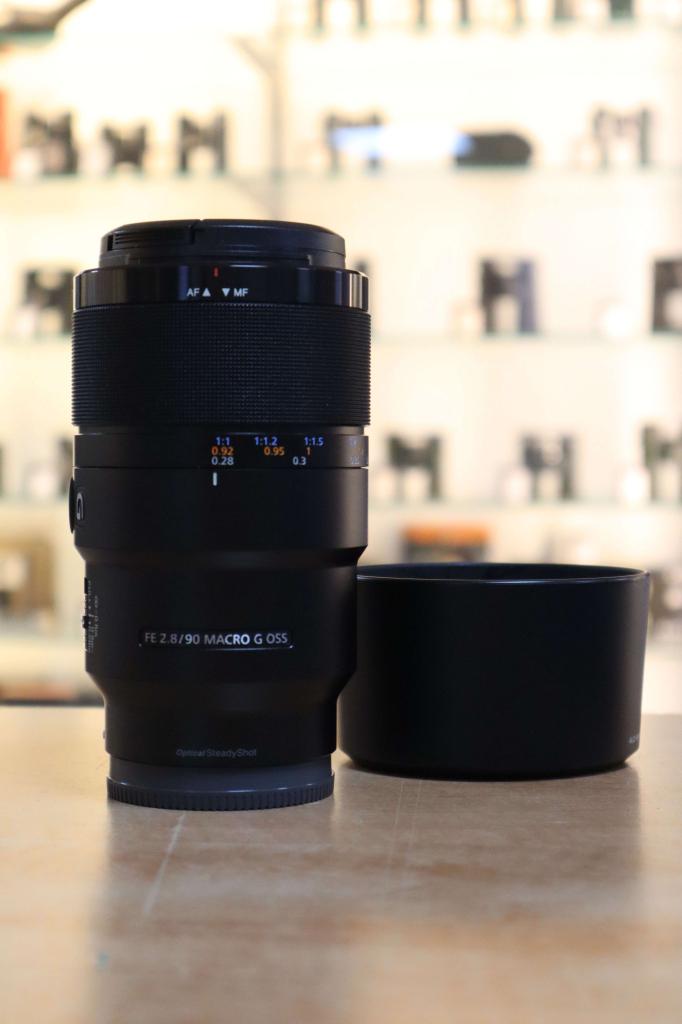 Sony FE 90mm F2.8 Macro G OSS (Demo model)(Hilversum), Niet ingevuld, Niet ingevuld, Ophalen of Verzenden, Zo goed als nieuw