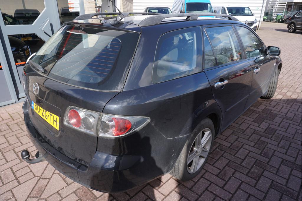 Mazda 6 Sportbreak 1.8i Touring (bj 2008), Auto's, Mazda, Stof, Gebruikt, Zwart, 4 cilinders