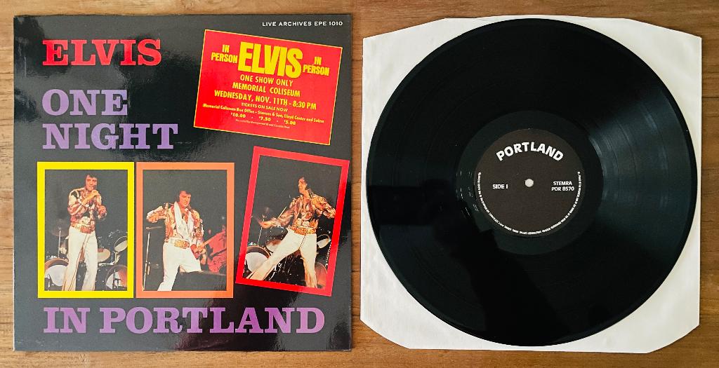 Elvis Presley - One Night In Portland - Import - 1985 (MINT), Verzenden, Zo goed als nieuw, 12 inch, Poprock