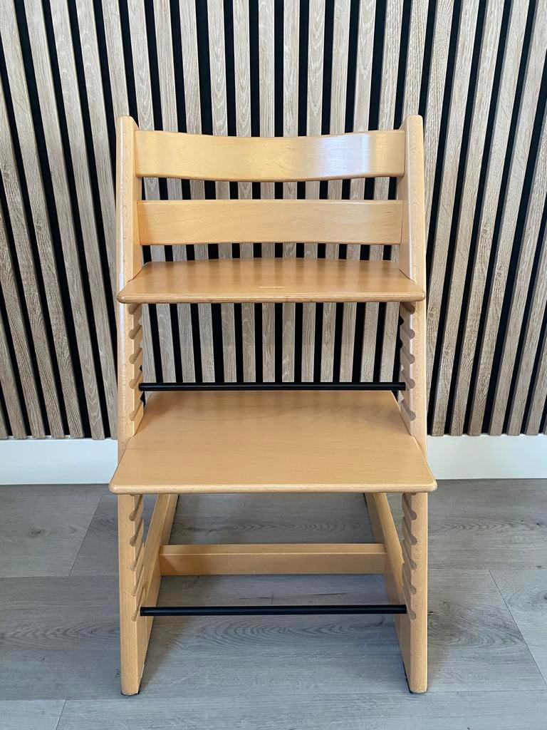 Stokke Tripp Trapp Stoel Natural Nieuw Model, Ophalen, Gebruikt, Meegroeistoel
