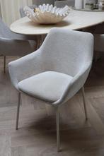 Beige Eetkamerstoelen, Huis en Inrichting, Ophalen, Overige kleuren, Zo goed als nieuw, Stof