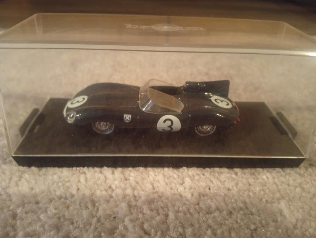 Brumm Jaguar D-type HP260 1954 1:43, Hobby en Vrije tijd, Modelauto's | 1:43, Ophalen of Verzenden