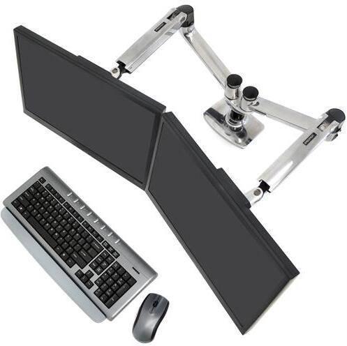 Ergotron Monitorarm - Dual - NIEUW, Computers en Software, Monitoren, Nieuw, 60 Hz of minder, Gaming, In hoogte verstelbaar, Draaibaar