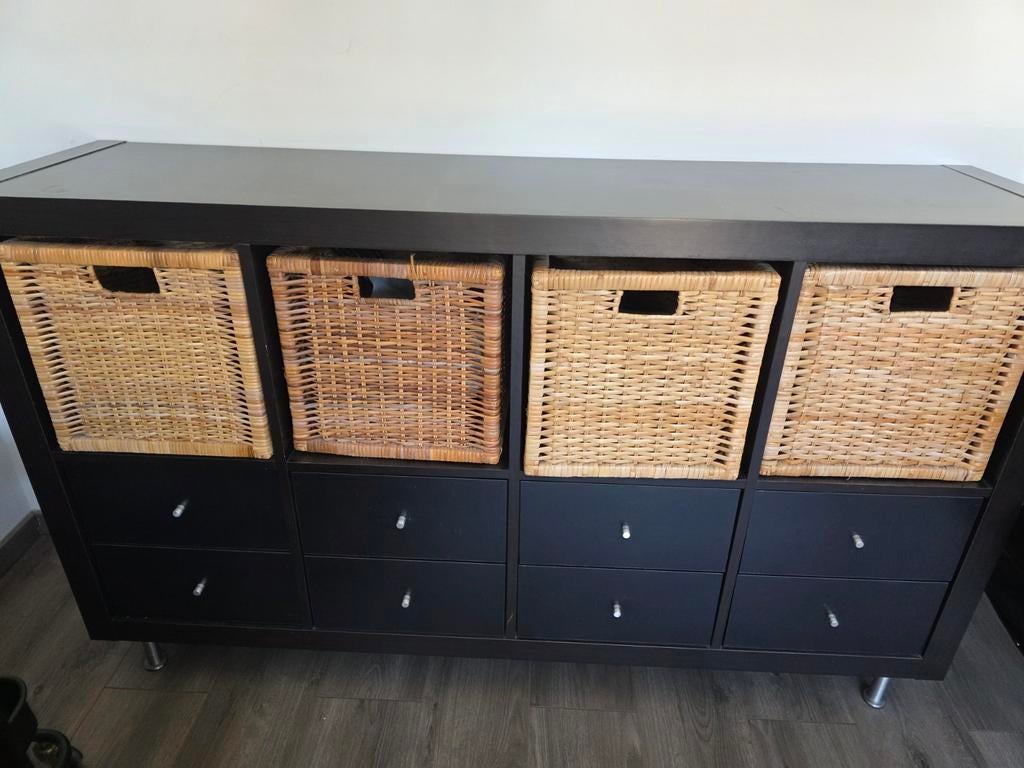 Ikea Kallax kast met lades en manden, Ophalen