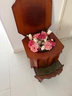 Antiek Bidet, mahonie, compleet met authentieke pot, Antiek en Kunst, Curiosa en Brocante, Ophalen
