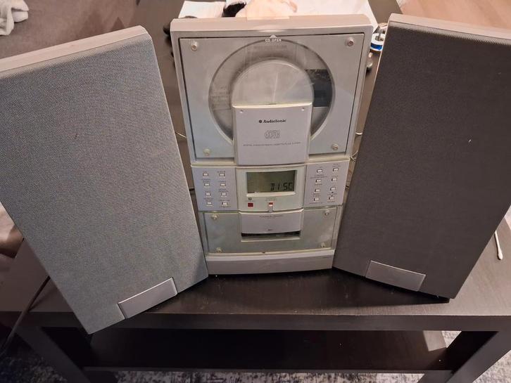 AudioSonic Muzieksysteem met Radio en Cassette (CD defect), Audio, Tv en Foto, Stereo-sets, Gebruikt, Cassettedeck, Tuner of Radio