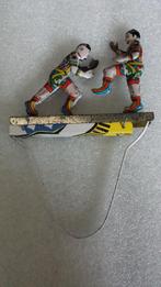 Vintage Blikken SHACKMAN Speelgoed 1980 <> Vechtende BOXERS, Antiek en Kunst, Curiosa en Brocante, Ophalen of Verzenden