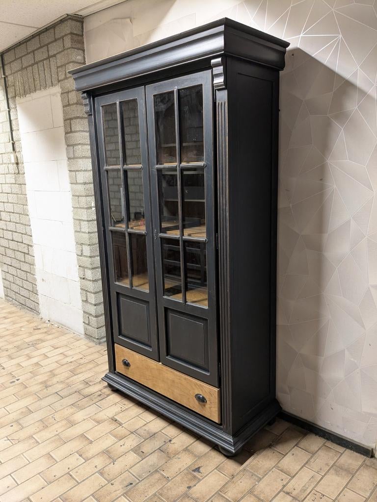 Stoere buffetkast/vitrine, Ophalen, 25 tot 50 cm, 150 tot 200 cm, 150 tot 200 cm