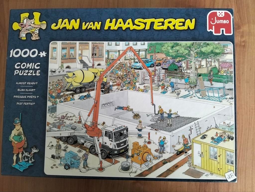 Jan van Haasteren puzzel., Ophalen of Verzenden, 500 t/m 1500 stukjes, Zo goed als nieuw