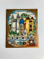 Emaille plaquette S.V. Maasvogels Autoclub Maastricht 1959, Ophalen of Verzenden