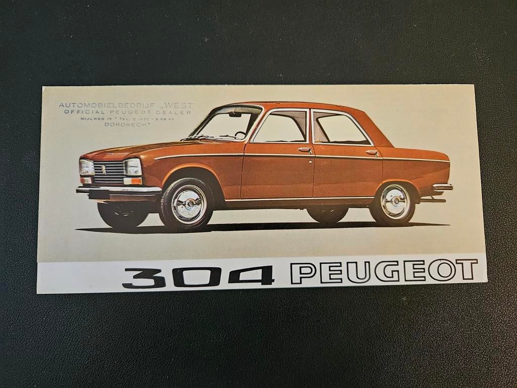 Brochure Peugeot 304 1970, Ophalen of Verzenden, Zo goed als nieuw, Peugeot