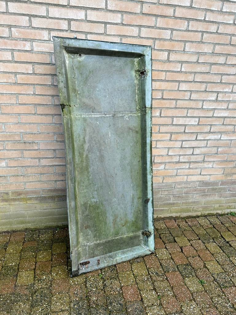 Zinken dak voor deurluifel 63x145 cm, Doe-het-zelf en Verbouw, Dakpannen en Dakbedekking, Ophalen, Gebruikt, Overige typen, Minder dan 5 m²