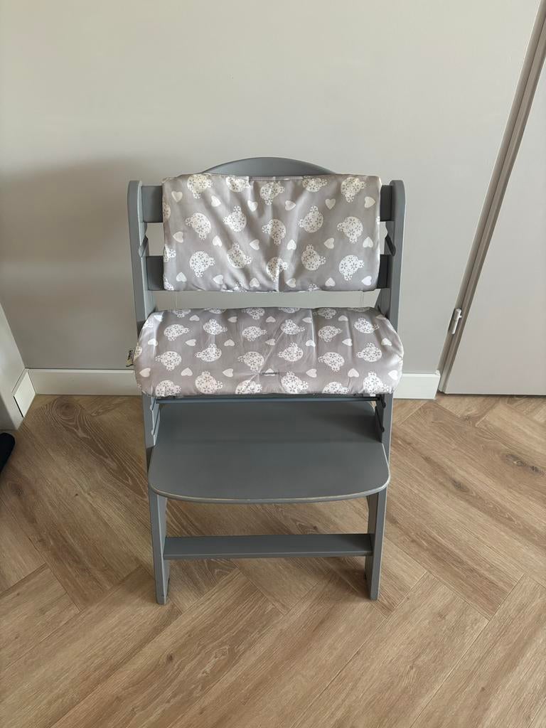 Hauck kinderstoel met kussentjes, Kinderen en Baby's, Kinderstoelen, Ophalen, Gebruikt, Meegroeistoel, Stoelverkleiner