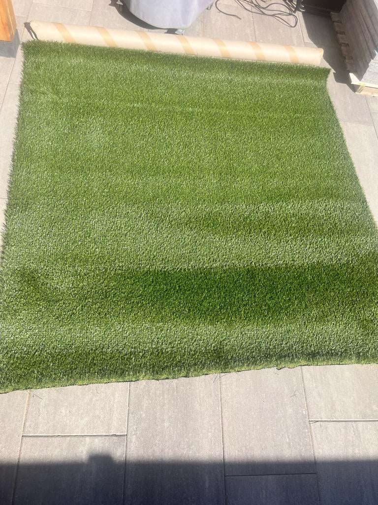 Kunstgras Speelgras - Net echt en heerlijk zacht (2x2m), Ophalen, Nieuw, Minder dan 10 m², Kunstgras