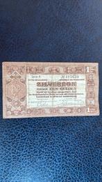 1 gulden 1938 zilverbon serie R, Ophalen of Verzenden, 1 gulden