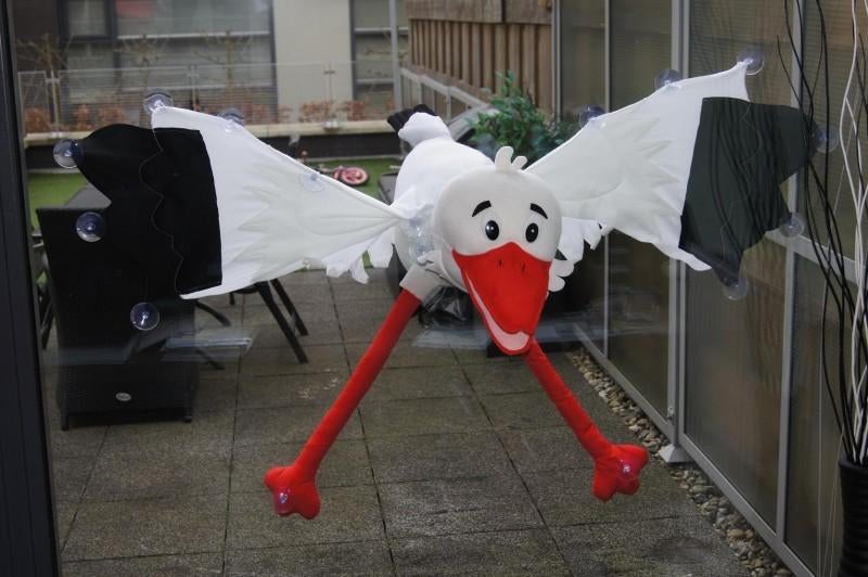 3D raamooievaar / ooievaar te koop, Versiering, Info@all4funbaarlo.nl, A, Nieuw