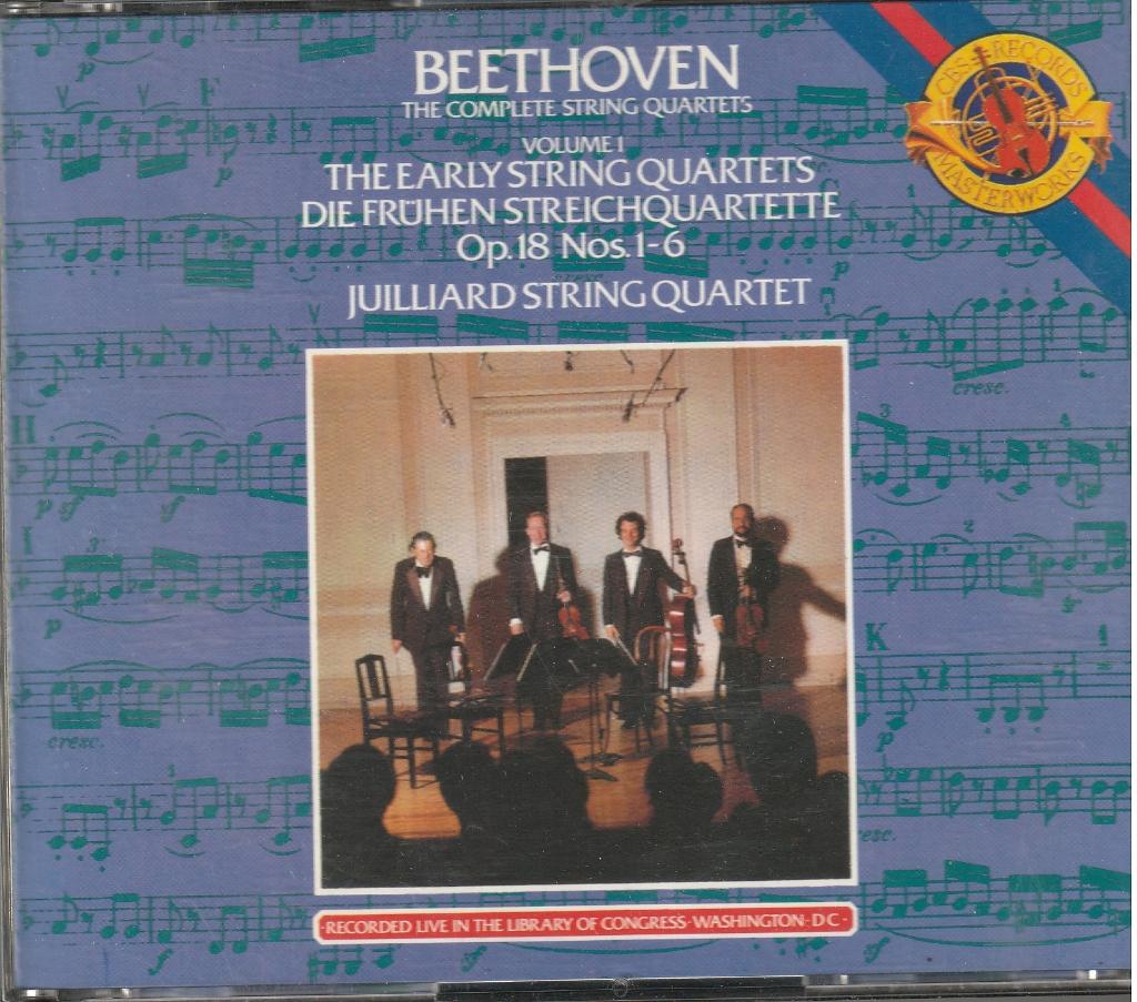 Beethoven, strijkkwartetten op. 18, 1-6 op 3 cd’s, Boxset, Ophalen of Verzenden, Romantiek, Kamermuziek