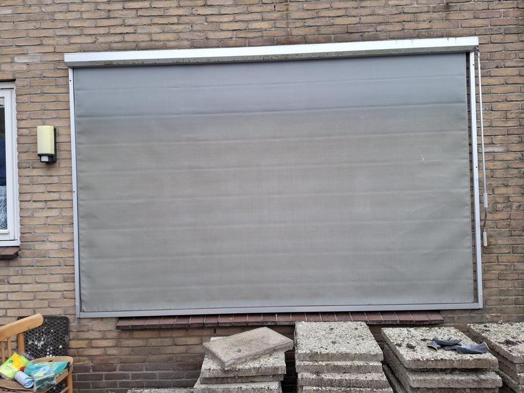 Screen zonwering - Breedte 304 cm  le gte 200 cm, Ophalen, Gebruikt, 150 tot 300 cm, 250 cm tot 450 cm