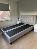 Boxspring Narvik 140x200 cm met hoofdbord, Ophalen, Tweepersoons, 140 cm, Zo goed als nieuw