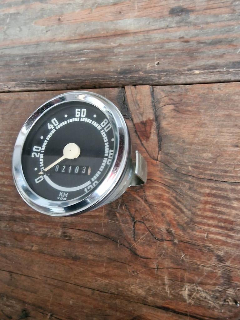 Kreidler VDO 120 KM/H kilometerteller in nieuwstaat! 2103 km, Ophalen of Verzenden, Zo goed als nieuw, Overige typen