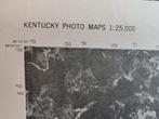 stafkaart / fotokaart USA Kentucky 1950, Ophalen of Verzenden, Landmacht, Amerika, Boek of Tijdschrift