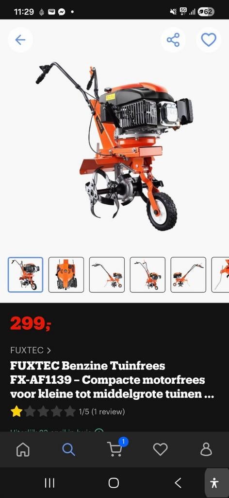 Tuinfrees, Ophalen, Zo goed als nieuw