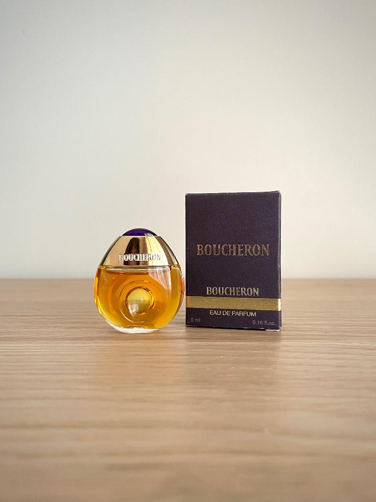 Vintage Boucheron Femme Eau de Parfum Miniatuur (5ml), Verzenden, Gebruikt, Miniatuur, Gevuld