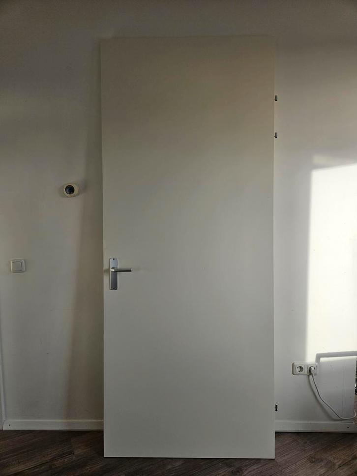 Berkvens opdek binnendeur rechtsdraaiend 231.5x93/95cm, Doe-het-zelf en Verbouw, Deuren en Horren, Gebruikt, Binnendeur, 215 cm of meer